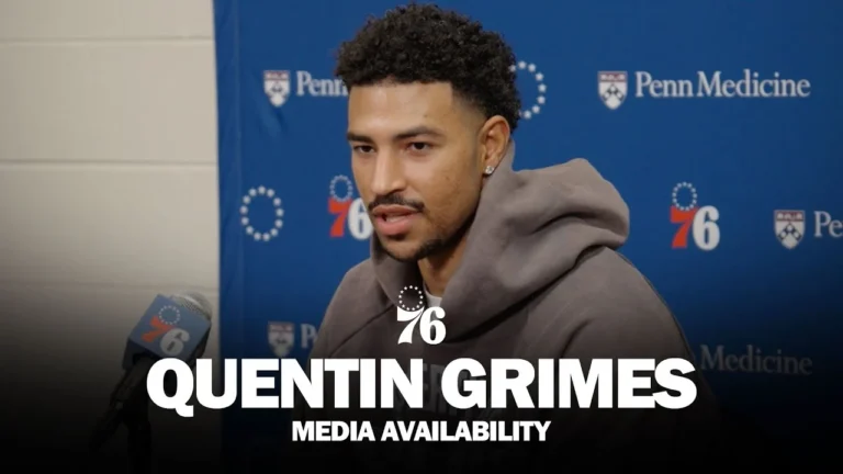 Philadelphia 76ers Postgame Media Availability Quentin Grimes 10.25.25