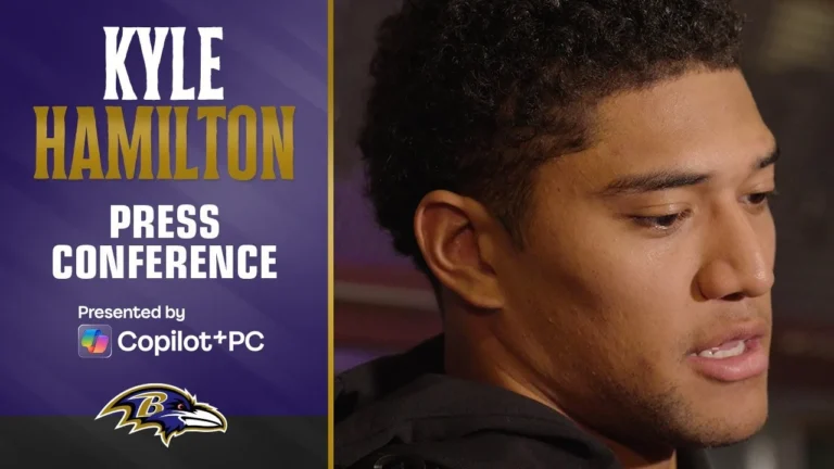 Kyle Hamilton on Thursday’s Game in Miami Baltimore Ravens