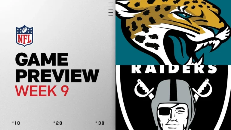 Jacksonville Jaguars vs Las Vegas Raiders Week 9 Game Preview