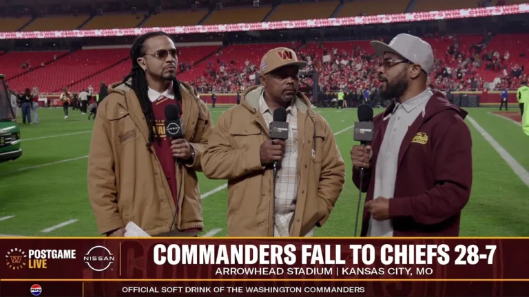 Postgame LIVE: Commanders Fall to Chiefs on Monday Night Football NFL Week 8