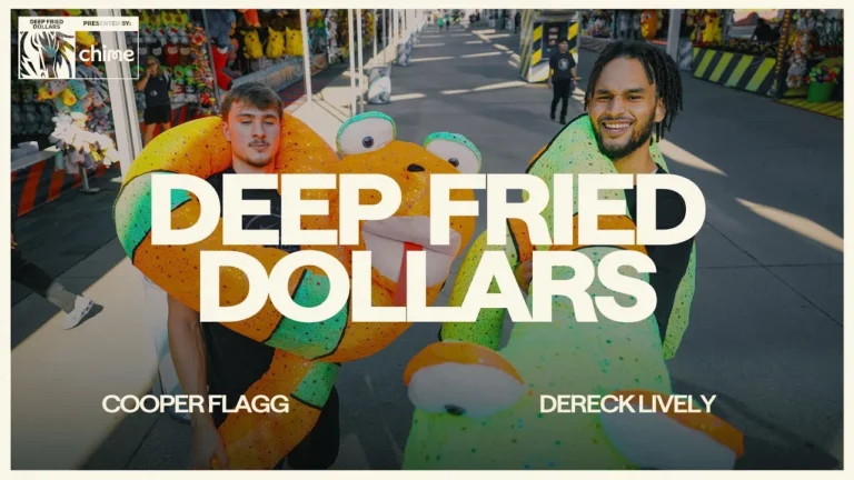 Deep Fried Dollars Episode 2 Cooper Flagg & Dereck Lively Game Challenge at State Fair of Texas