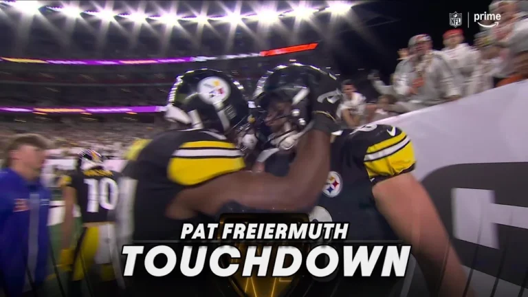 Rodgers zips 19-yard TD to Freiermuth