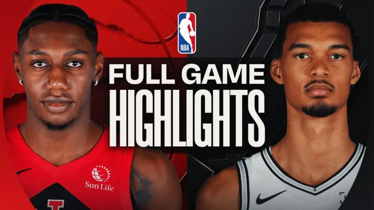 RAPTORS at SPURS FULL GAME HIGHLIGHTS October 27, 2025