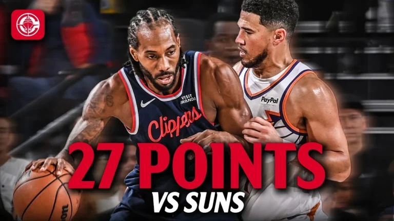 Kawhi Leonard puts up 27 PTS in win over Suns