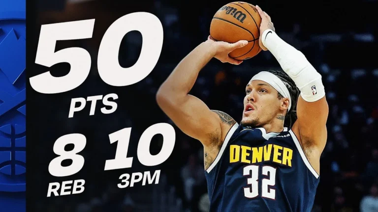 Aaron Gordon’s HISTORIC 50 PT Opening Night vs Warriors October 23, 2025