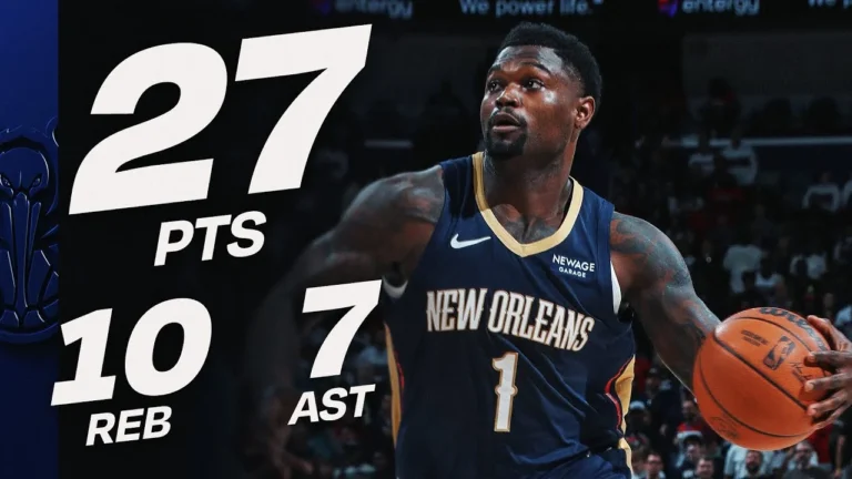 Zion Williamson’s 27-PT DOUBLE-DOUBLE vs Spurs October 24, 2025