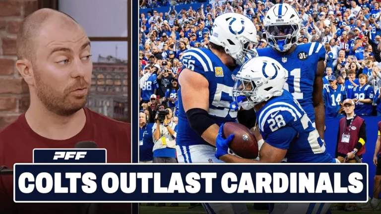 Indianapolis Colts vs. Arizona Cardinals Review PFF Grade Release Show
