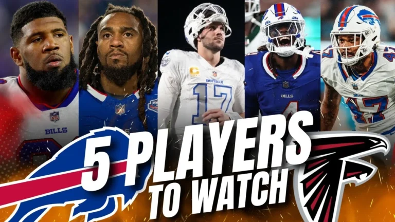 The BILLS need their BIG NAMES to BOUNCE BACK in Atlanta: 5 PLAYERS to WATCH vs the FALCONS