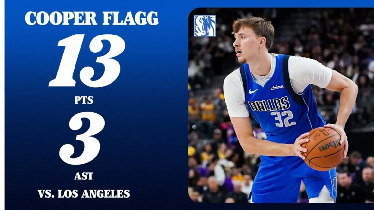 Cooper Flagg (13 POINTS) vs. Los Angeles Lakers Preseason October 15, 2025