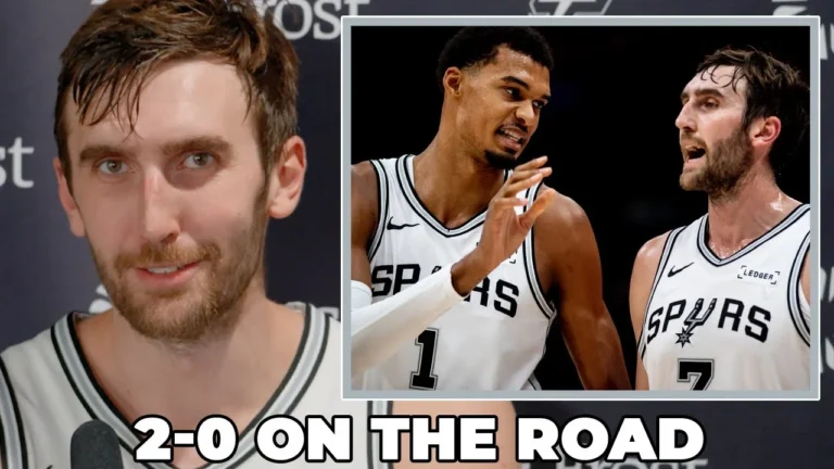 Luke Kornet on Spurs Performance and Growth on the Road