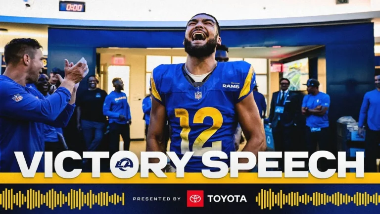 Theres Something About This Team! Sean McVays Victory Speech After Win Over Colts