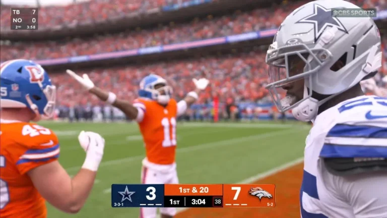 Nix locates busted coverage on TD strike to Franklin