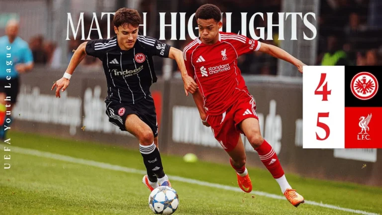 NINE GOALS!! Highlights from brilliant Youth League win Frankfurt 4-5 Liverpool
