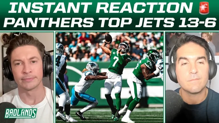 New York Jets DROP To 0-7 vs. Panthers REACTION (FULL BADLANDS)