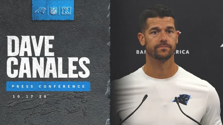 Dave Canales gives final Panthers’ update before Jets game Carolina Panthers