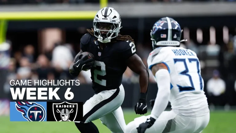 Las Vegas Raiders vs. Tennessee Titans Highlights 2025 NFL Week 6