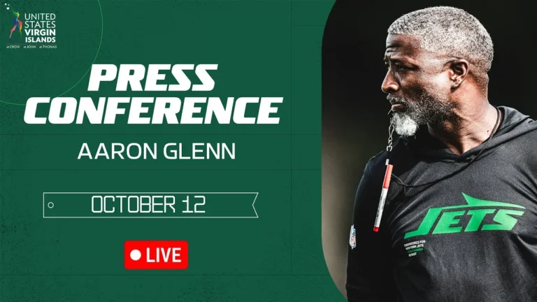 Aaron Glenn Postgame Press Conference (10 12) New York Jets vs. Denver Broncos Week 6