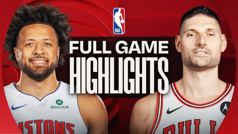PISTONS at BULLS FULL GAME HIGHLIGHTS October 22, 2025