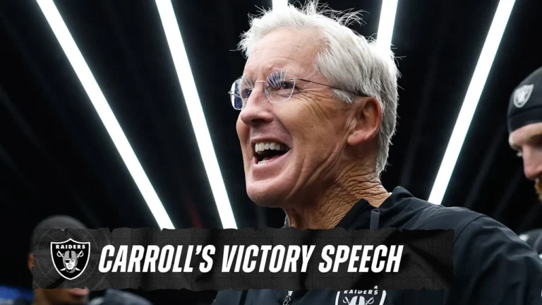 Pete Carrolls Locker Room Victory Speech vs. Titans