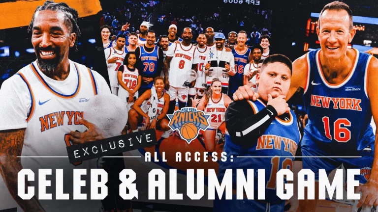 JR Smith and The Rizzler GO OFF at the alumni & celebrity game Knicks All-Access