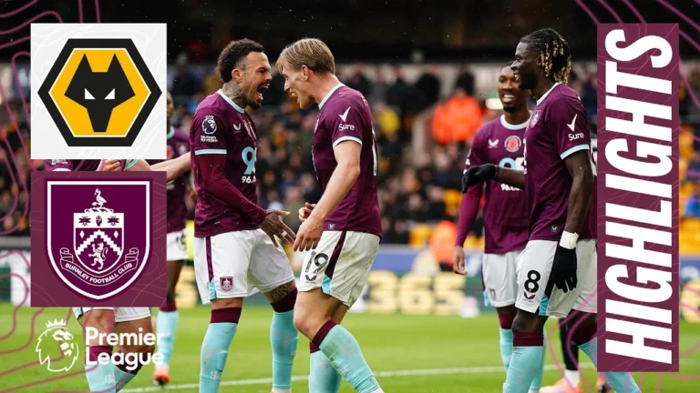 95TH MINUTE WINNER Seals Three Points! HIGHLIGHTS Wolverhampton Wanderers 2-3 Burnley
