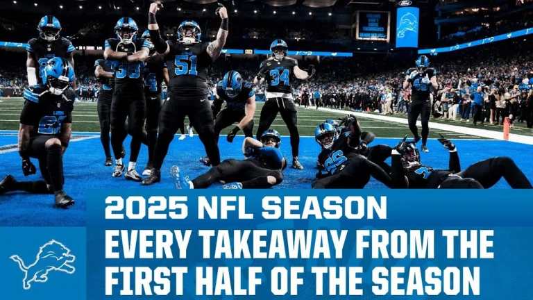 Every takeaway from the first half of the 2025 NFL Season Detroit Lions Highlights