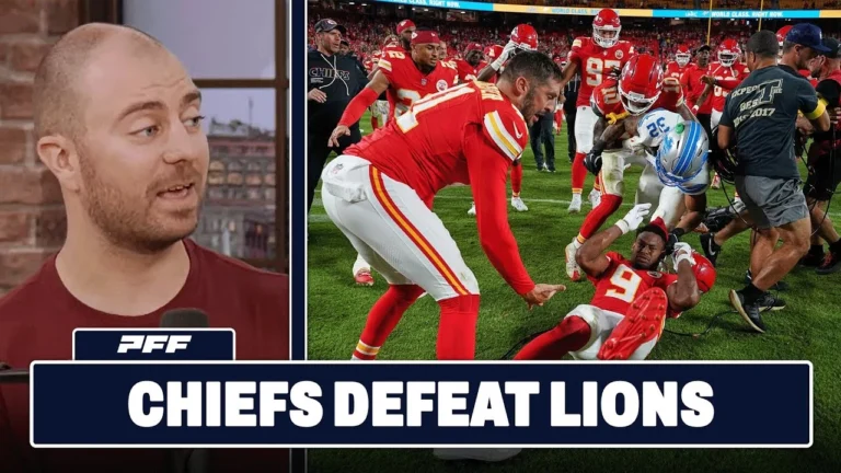 Detroit Lions vs. Kansas City Chiefs Review PFF Grade Release Show