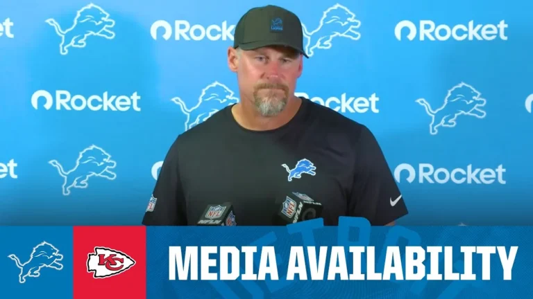 Dan Campbell postgame media availability 2025 NFL Regular Season Week 6: Lions at Chiefs