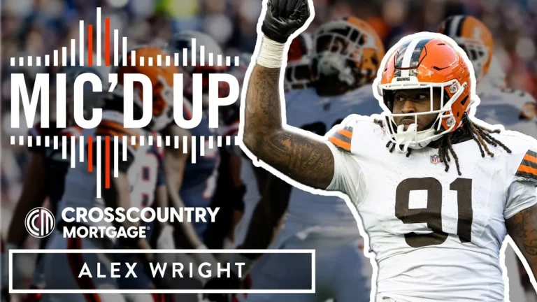 Alex Wright Mic’d Up: Week 8 Road Matchup vs Patriots