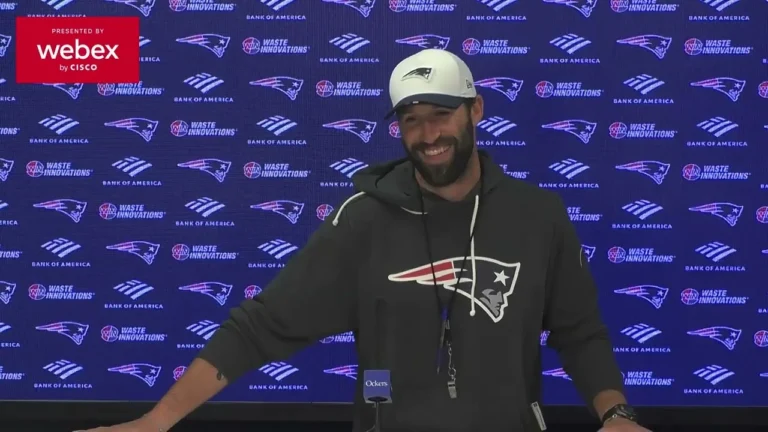 Jeremy Springer: Youre One Play Away From Changing the Game. Patriots Press Conference