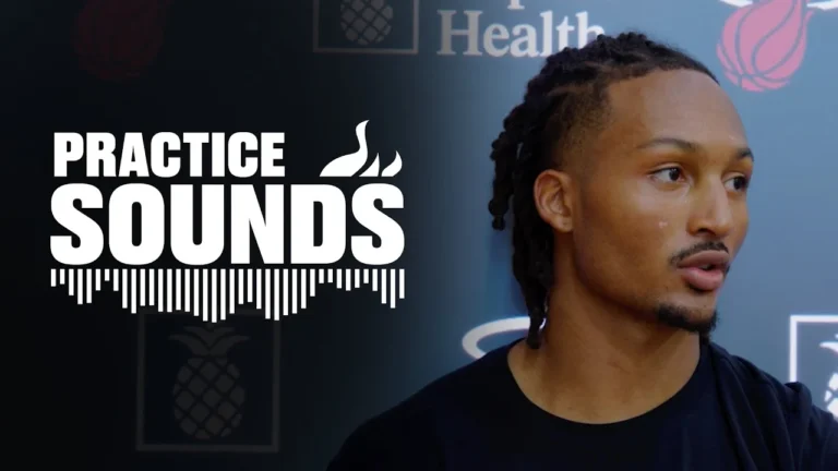 Jahmir Young, Erik Spoelstra Practice Interviews October 19, 2025
