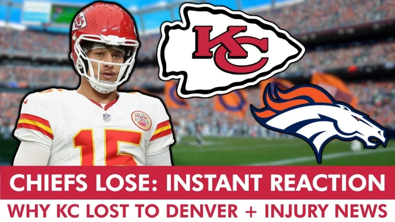Kansas City Chiefs Lose 22-19 To Denver Broncos In NFL Week 11: Instant Reaction & Injury Updates