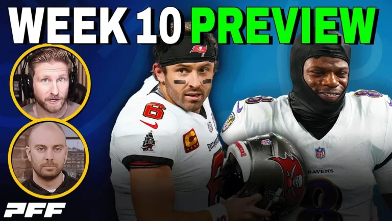 2025 NFL Week 10 Preview PFF NFL Show
