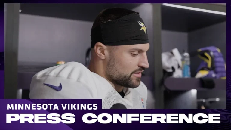 Minnesota Vikings Team Press Conferences Week 10 vs. Ravens November 5