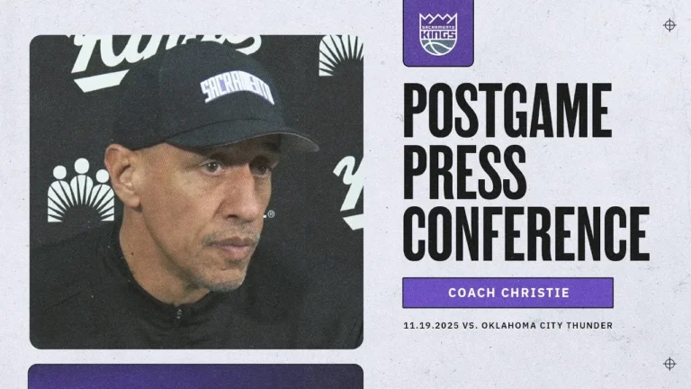 Coach Christie Postgame Interview 11.19.2025