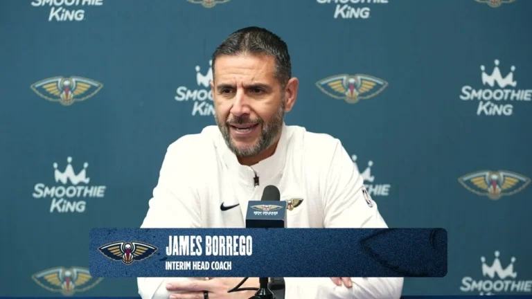 James Borrego Interview Pelicans-Bulls Postgame 11 24 2025