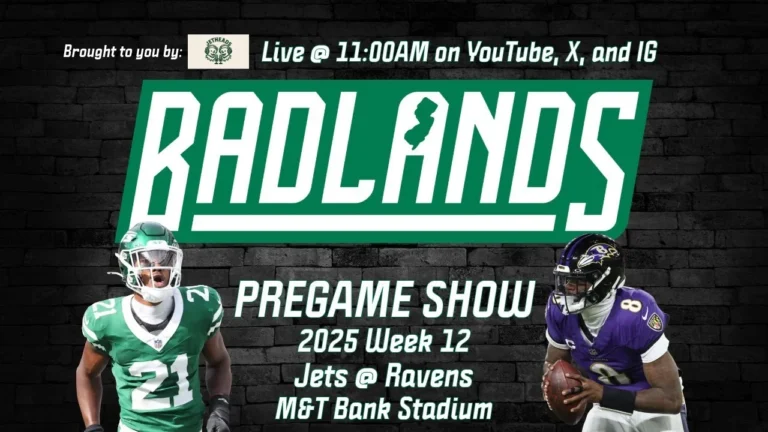 Jets Ravens: Week 12 JetHeads Pregame Show
