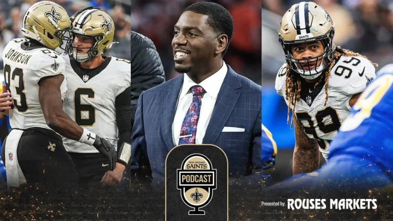 Jonathan Vilma on Saints Podcast November 3, 2025 New Orleans Saints Podcast