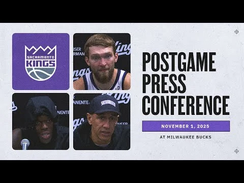 Domantas Sabonis, Dennis Schröder & Coach Christie Postgame Interviews 11.1.25