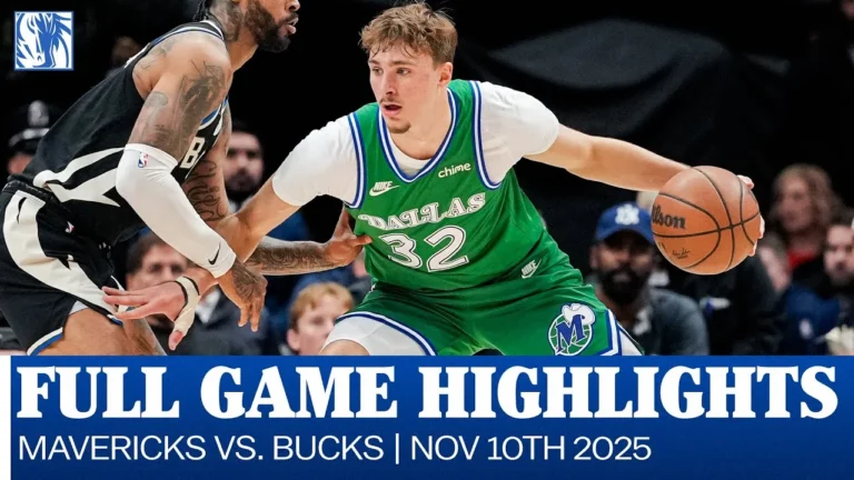 Mavericks Highlights vs. Milwaukee Bucks November 10, 2025