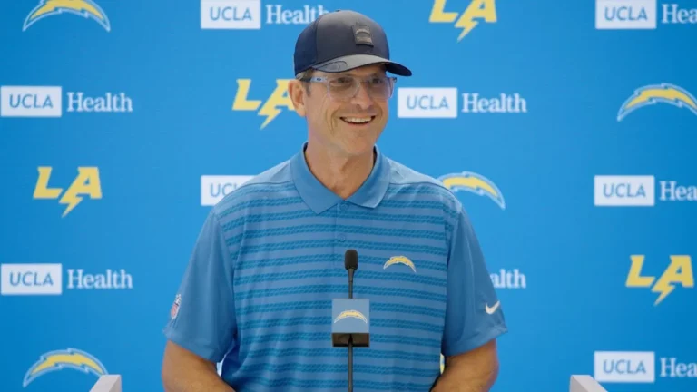 Jim Harbaugh On Complete Win Vs Steelers LA Chargers
