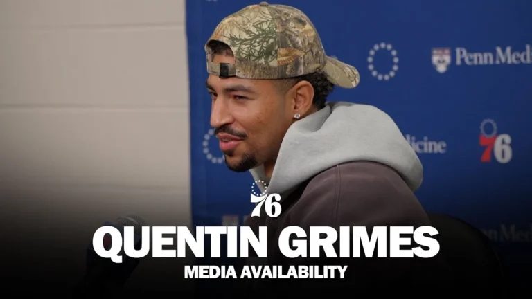 Philadelphia 76ers Postgame Media Availability Quentin Grimes 11.11.25