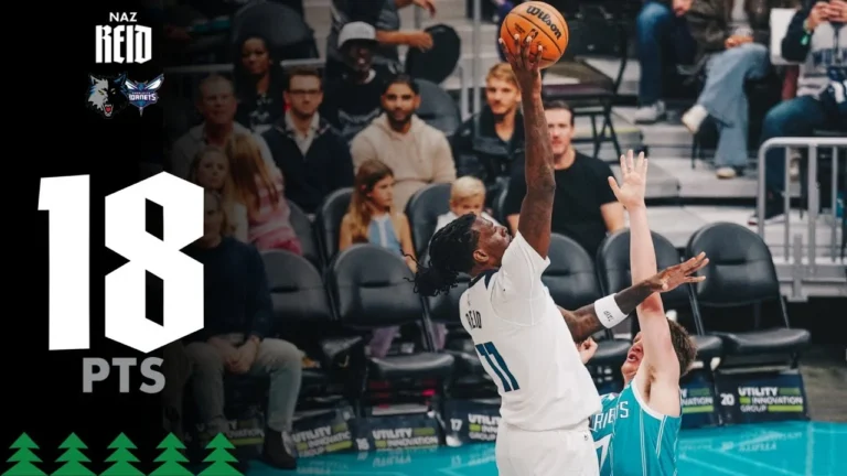 Naz Reid Is A Spark Off The Bench With 18 Points Vs The Charlotte Hornets 11.01.25