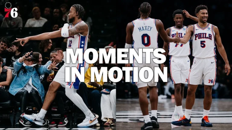 Moments in Motion: Sixers vs. Nets 11.02.25