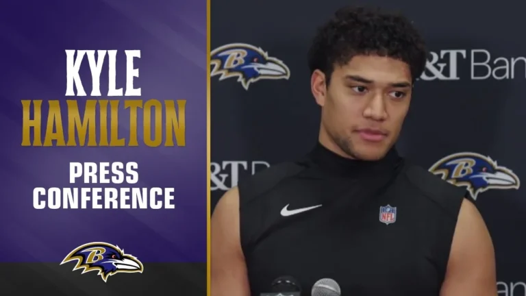 Kyle Hamilton: Everybody Just Stayed Locked In Baltimore Ravens