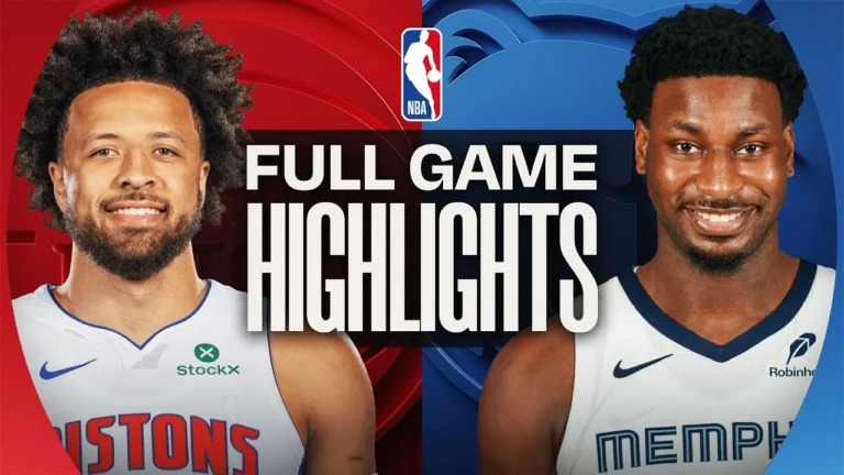 PISTONS at GRIZZLIES FULL GAME HIGHLIGHTS November 3, 2025