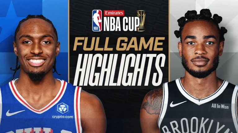 76ERS at NETS EMIRATES NBA CUP FULL GAME HIGHLIGHTS November 28, 2025