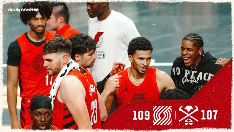 The Portland Trail Blazers COMEBACK to defeat the Denver Nuggets in their first NBA CUP GAME!