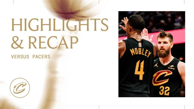 Recap & Highlights Cavs vs Pacers 11.21.2025