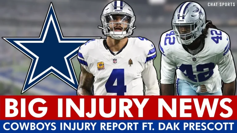 Dak Prescott Injury News, Cowboys Injury Report Ft. Jadeveon Clowney Damone Clark To Texans